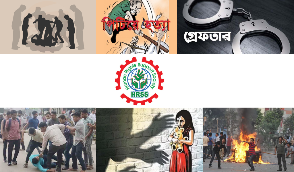 নভেম্বরে অন্তত ৯৬টি রাজনৈতিক সহিংসতা, ১৭৭ নারী নির্যাতন, গণপিটুনি, নিহত ও গ্রেফতারে বাংলাদেশে ভয়াবহ চিত্র