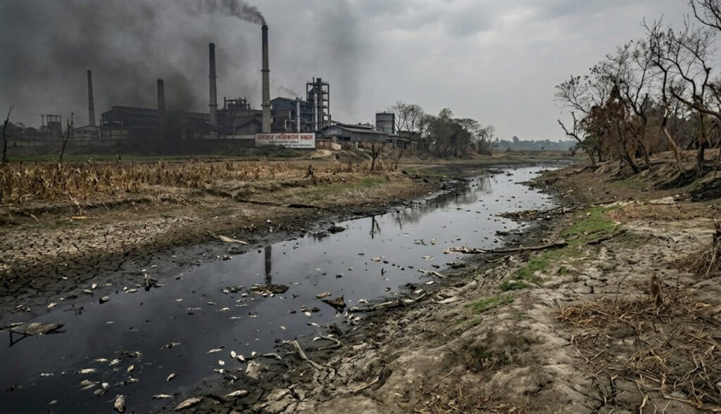দানবীয় থাবায় ধ্বংসস্তূপ রাজাপুর: বিএনপির এমপি জিএম সিরাজের কেমিক্যাল কারখানায় বিপন্ন জনপদ