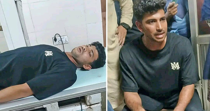 বিএনপি সরকারের আইনশৃঙ্খলা বাহিনীরবেপরোয়া আচরণঃ জাতীয় ক্রিকেটার নাঈমকে পাইপ দিয়ে পেটালো পুলিশ