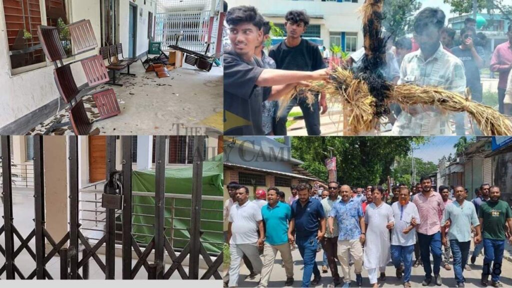 ‘ফ্যামিলি কার্ড’ শুমারির নিয়োগ কম পাওয়ায় এখন পর্যন্ত ১৮ ইউএনও কার্যালয়ে হামলা-ভাঙচুর-বিক্ষোভ ছাত্রদল-বিএনপিপন্থীদের
