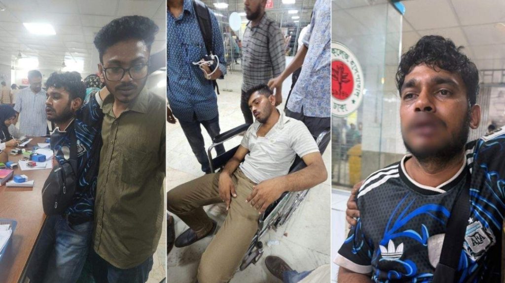 পুলিশের মাদকবিরোধী অভিযানে সাংবাদিকদের উপর হামলা ঢাবি ছাত্রদের, আহত ৩